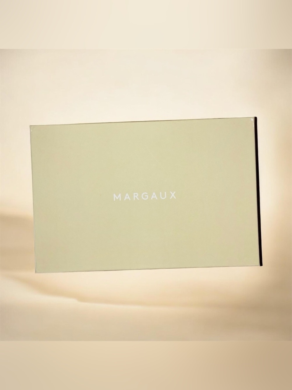 Margaux Box in Pale Yellow with White Logo